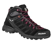 Chaussures d'extérieur pour femme Salewa  WS Alp Mate Mid PTX Black Out/Virtual Pink