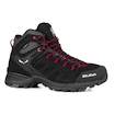 Chaussures d'extérieur pour femme Salewa  WS Alp Mate Mid PTX Black Out/Virtual Pink