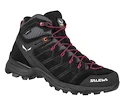 Chaussures d'extérieur pour femme Salewa  WS Alp Mate Mid PTX Black Out/Virtual Pink