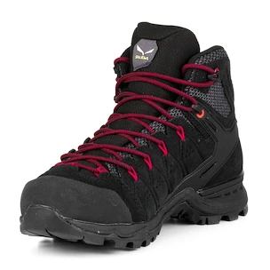 Chaussures d'extérieur pour femme Salewa  WS Alp Mate Mid PTX Black Out/Virtual Pink