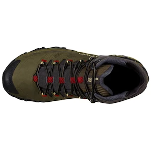 Chaussures d'extérieur pour homme La Sportiva  Ultra Raptor II Mid Leather Wide GTX Ivy/Tango Red