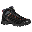 Chaussures d'extérieur pour homme Salewa  MS Alp Mate Mid PTX Ombre Black Out/Fluo Orange