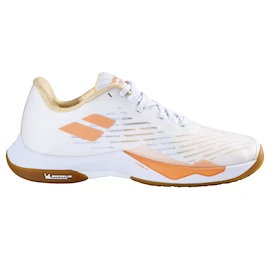 Chaussures d'intérieur pour femme Babolat Shadow Tour 5 Women White/Yellow