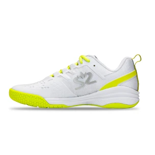 Chaussures d'intérieur pour femme Salming  Kobra 3 Women White/Fluo Green