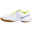 Chaussures d'intérieur pour homme Babolat  Shadow Tour 5 Men White/Lime