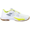 Chaussures d'intérieur pour homme Babolat  Shadow Tour 5 Men White/Lime