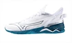 Chaussures d'intérieur pour homme Mizuno  WAVE MIRAGE 5 White/Sailor Blue/Silver