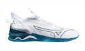 Chaussures d'intérieur pour homme Mizuno  WAVE MIRAGE 5 White/Sailor Blue/Silver