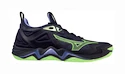 Chaussures d'intérieur pour homme Mizuno  WAVE MOMENTUM 3 Evening Blue/Techno Green/Iolite