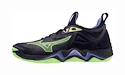 Chaussures d'intérieur pour homme Mizuno  WAVE MOMENTUM 3 Evening Blue/Techno Green/Iolite