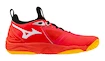 Chaussures d'intérieur pour homme Mizuno  WAVE MOMENTUM 3 Radiant Red/White/Carrot Curl