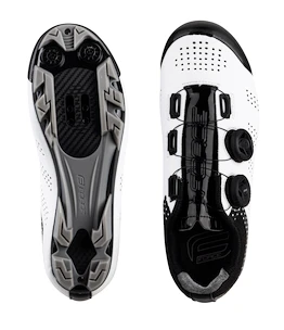 Chaussures de cyclisme sur route pour femme Force  MTB Points White/Black