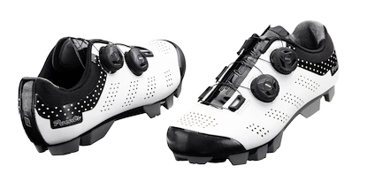 Chaussures de cyclisme sur route pour femme Force  MTB Points White/Black