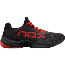 Chaussures de padel pour hommes NOX  AT10 Lux Negro Rojo