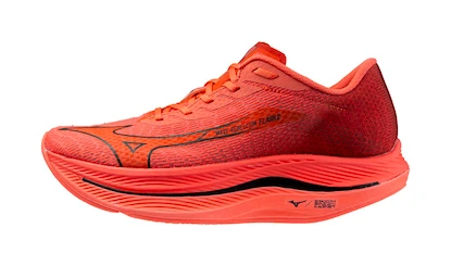 Chaussures de running  Mizuno Wave Rebellion Flash 2 Dubarry/Black/Cranberry  UK 4,5