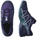 Chaussures de running pour enfant Salomon Speedcross CSWP Grape Wine/Mallard Blue