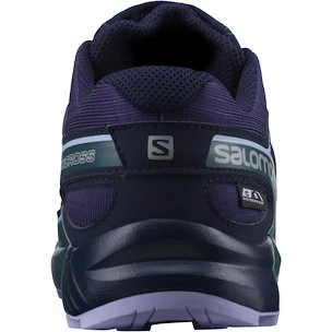 Chaussures de running pour enfant Salomon Speedcross CSWP Grape Wine/Mallard Blue