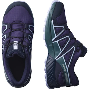 Chaussures de running pour enfant Salomon Speedcross CSWP Grape Wine/Mallard Blue