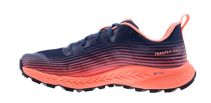 Chaussures de running pour femme Inov-8 Trailfly Speed W (Wide) Navy/Coral  UK 4,5