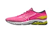Chaussures de running pour femme Mizuno  Wave Prodigy 5 Vivid Pink/Snow White/Sulphur Spring  UK 7