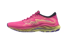 Chaussures de running pour femme Mizuno Wave Rider 27 High-Vis Pink/Ombre Blue/Luminous