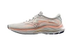 Chaussures de running pour femme Mizuno  Wave Rider 27 Snow White/Nightshadow Blue/Coral Reef  UK 4
