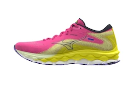Chaussures de running pour femme Mizuno Wave Sky 7 High-Vis Pink/Ombre Blue/Bolt 2 (Neon)