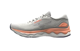 Chaussures de running pour femme Mizuno Wave Skyrise 4 Snow White/Nightshadow Blue/Coral Reef