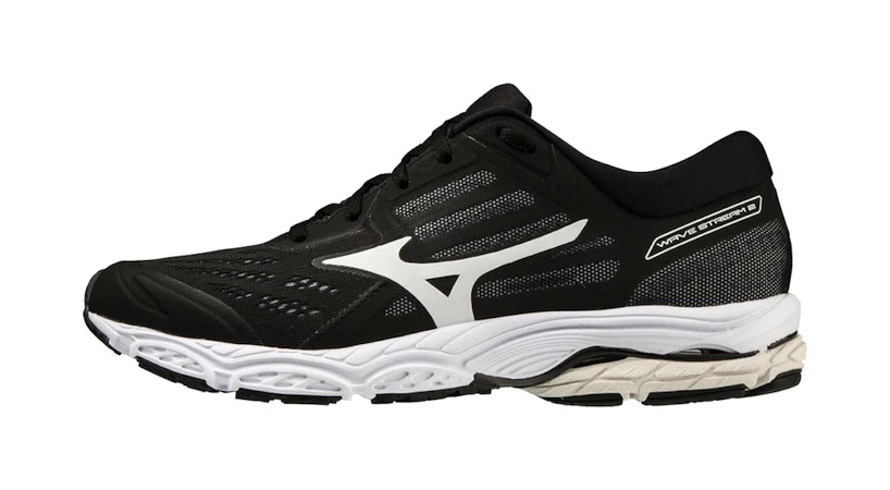 Chaussures de running pour femme Mizuno Wave Stream 2 Black White Nimbus Cloud Sportega