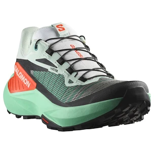 Chaussures de running pour femme Salomon Genesis Bay/Electric Green/Cherry Tomato