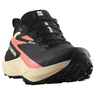 Chaussures de running pour femme Salomon Genesis Gore-Tex Black/Tender Peach/Fusion Coral