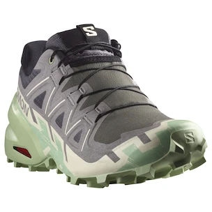 Chaussures de running pour femme Salomon Speedcross 6 Castlerock/Vanilla Ice/Smoke Green