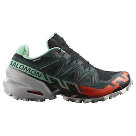 Chaussures de running pour femme Salomon Speedcross 6 Gore-Tex Black/Electric Green/Cherry Tomato