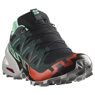Chaussures de running pour femme Salomon Speedcross 6 Gore-Tex Black/Electric Green/Cherry Tomato