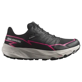 Chaussures de running pour femme Salomon Thundercross Gore-Tex Black/Black/Pink Glo