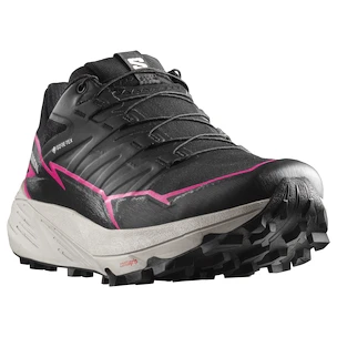 Chaussures de running pour femme Salomon Thundercross  Gore-Tex Black/Black/Pink Glo