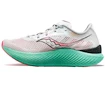 Chaussures de running pour femme Saucony  Endorphin Pro 3 Fog/Vizipink