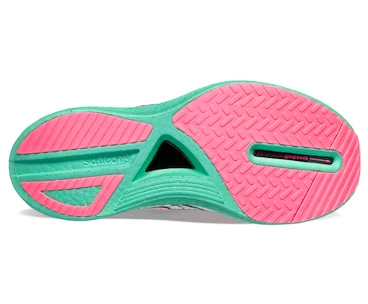 Chaussures de running pour femme Saucony  Endorphin Pro 3 Fog/Vizipink  UK 5