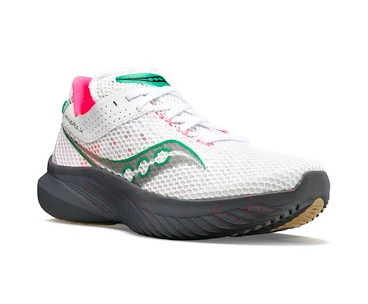 Testé -  Chaussures de running pour femme Saucony  Kinvara 14 White/Gravel  UK 5,5