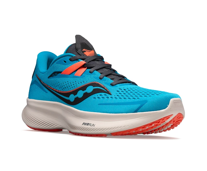 Chaussures de running pour femme Saucony Ride 15 Ocean Shadow Sportega