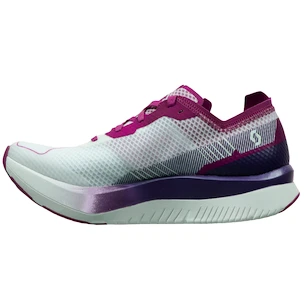 Chaussures de running pour femme Scott  Carbon RC White/Carmine Pink