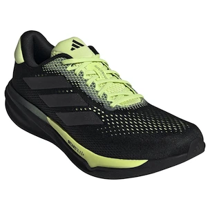 Chaussures de running pour homme adidas Supernova Stride 2 Core Black/Iron Metallic/Pulse Lime  UK 9,5