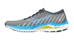 Chaussures de running pour homme Mizuno Wave Inspire 19 Ghost Gray/Jet Blue/Bolt 2 (Neon)