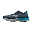 Chaussures de running pour homme Mizuno  Wave Sky 8 Blue Wing Teal / Neo Silver / River Blue  UK 9,5