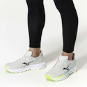 Chaussures de running pour homme Mizuno  Wave Sky 8 Nimbus Cloud/Black/Green Gecko