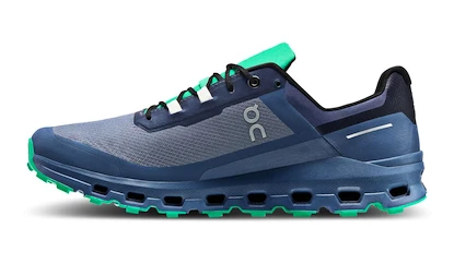 Chaussures de running pour homme On Cloudvista Waterproof Metal/Denim