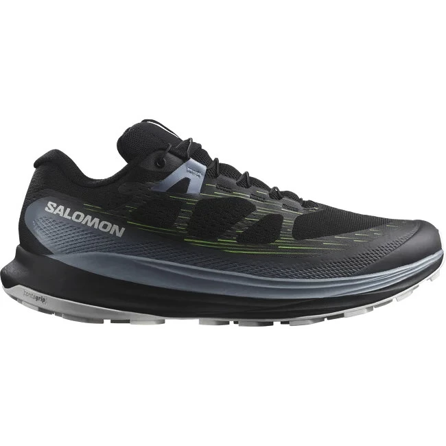 Chaussures de running pour homme Salomon Black Flint Grgeck Sportega