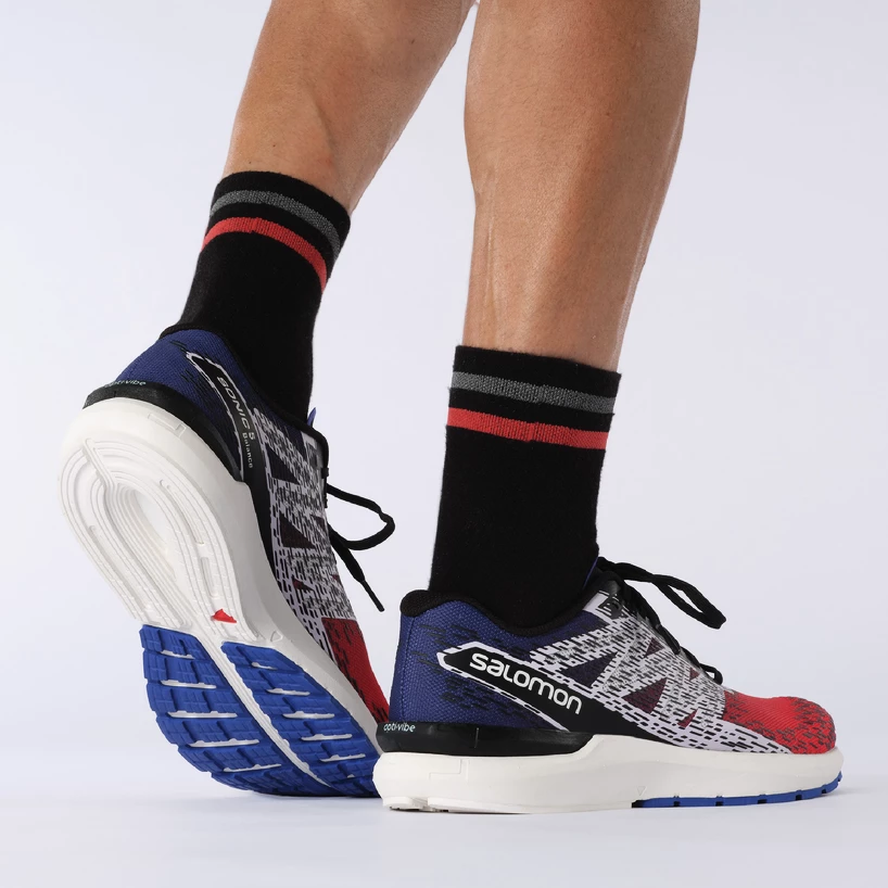 Chaussures de running pour homme Salomon Sonic 5 Balance Poppy Red