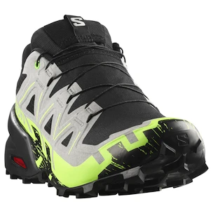 Chaussures de running pour homme Salomon Speedcross 6 Gore-Tex Black/Alloy/Green Gecko