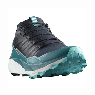Chaussures de running pour homme Salomon  THUNDERCROSS Carbon/TahitianTide/Peacock Blue